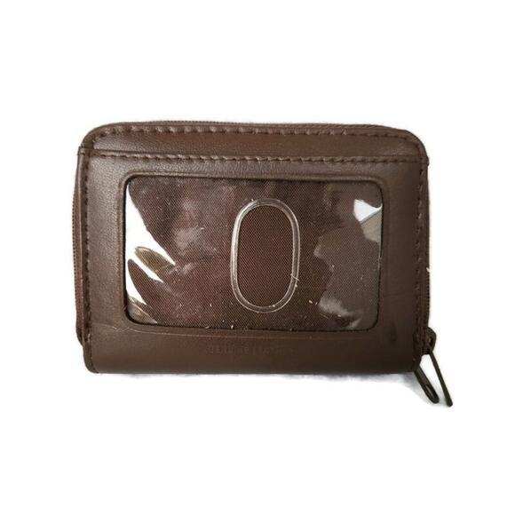 Buxton Brown Genuine Leather Expandable Card Case - Picture 3 of 8